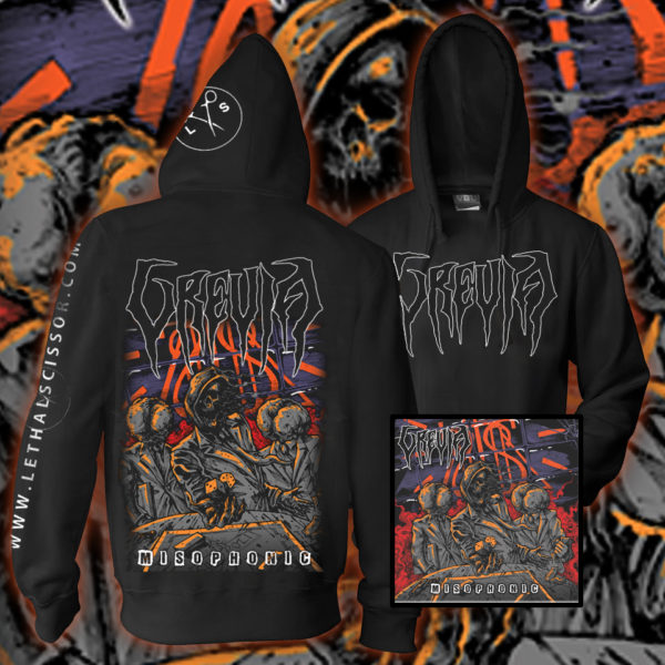 Grevia – Misophonic-MERCH available NOW: hoodie!